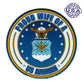 United States Air Force Proud Wife of a US Airman Magnet Round 5" - Military Republic