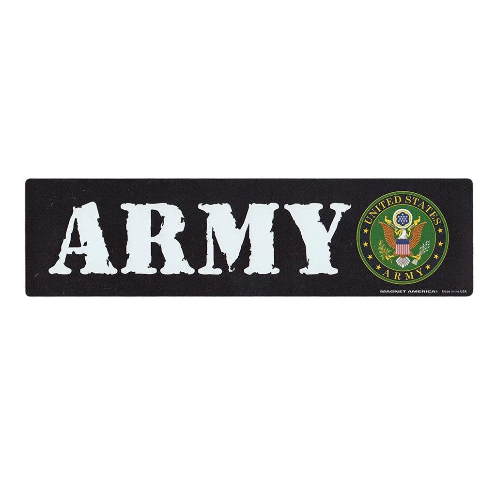 United States Army Black Magnet 10.75" x 2.75" - Military Republic