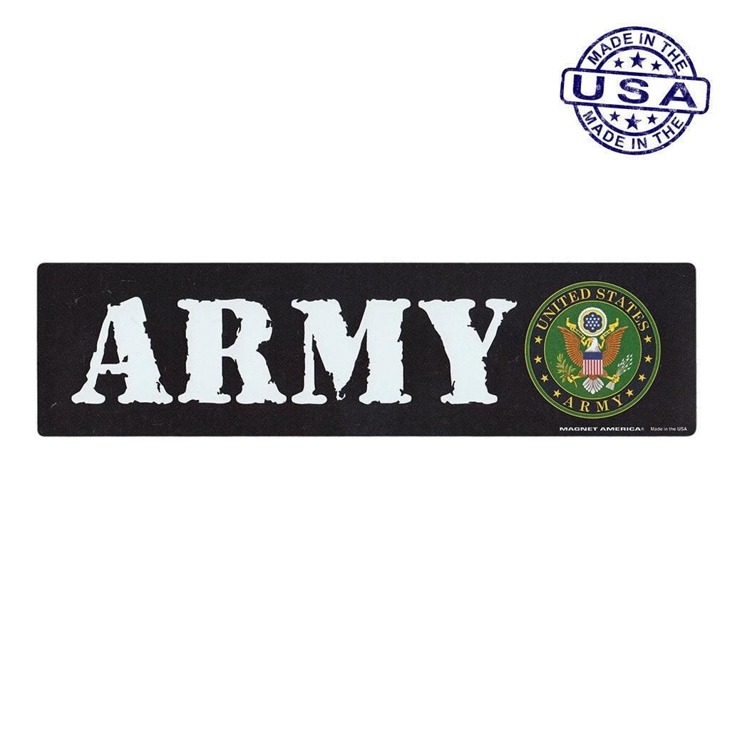 United States Army Black Magnet 10.75" x 2.75" - Military Republic