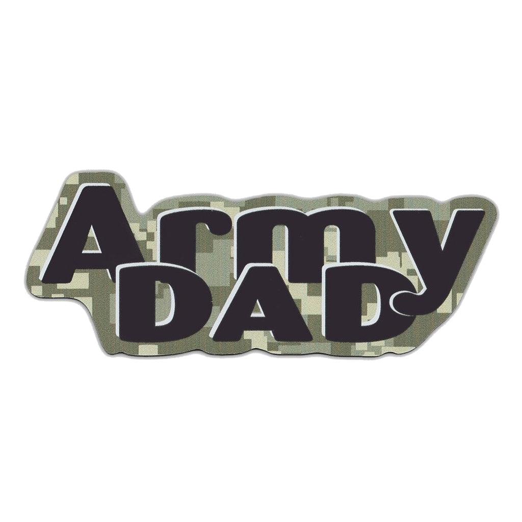 United States Army Dad Magnet Word 2.25" x 6.5" - Military Republic