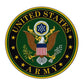 United States Army Green Magnet Round 5" - Military Republic