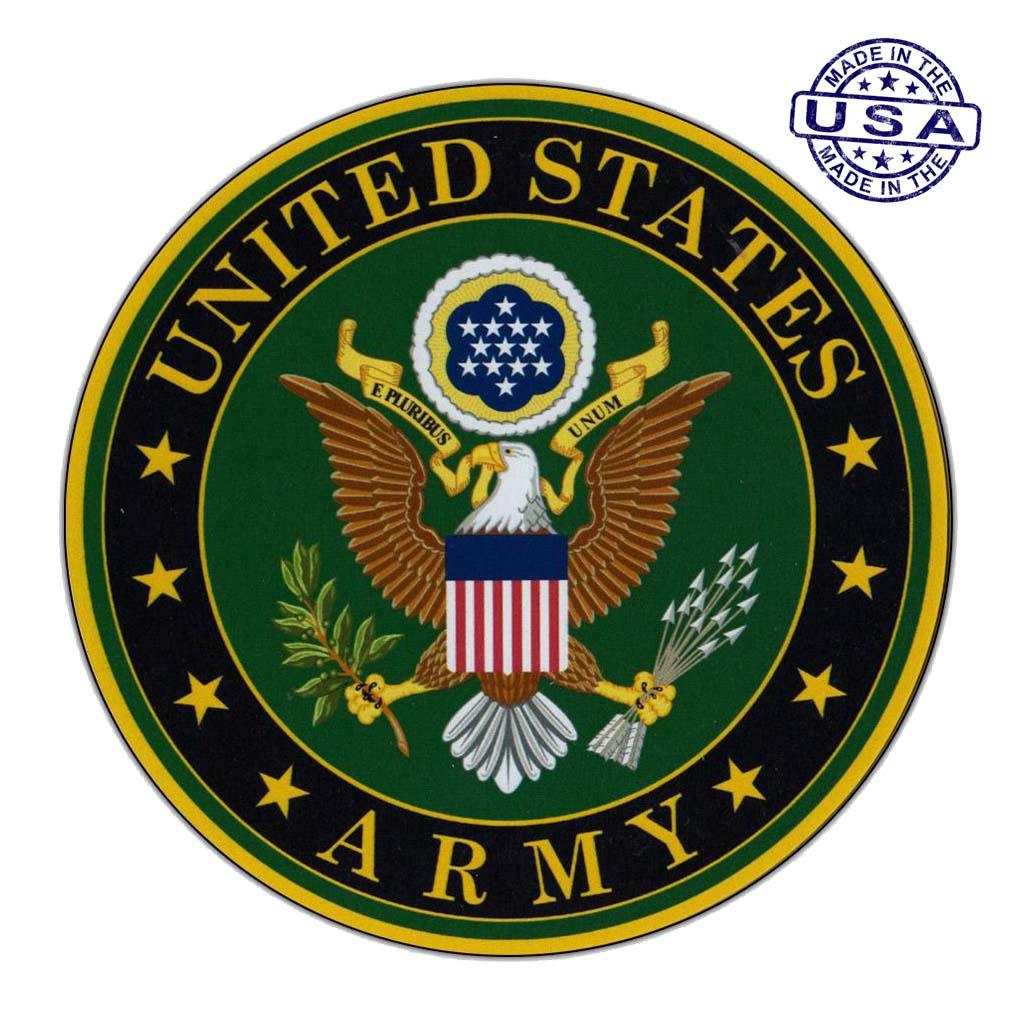 United States Army Green Magnet Round 5" - Military Republic