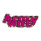 United States Army Wife Magnet Word 2.25" x 6.5" - Military Republic