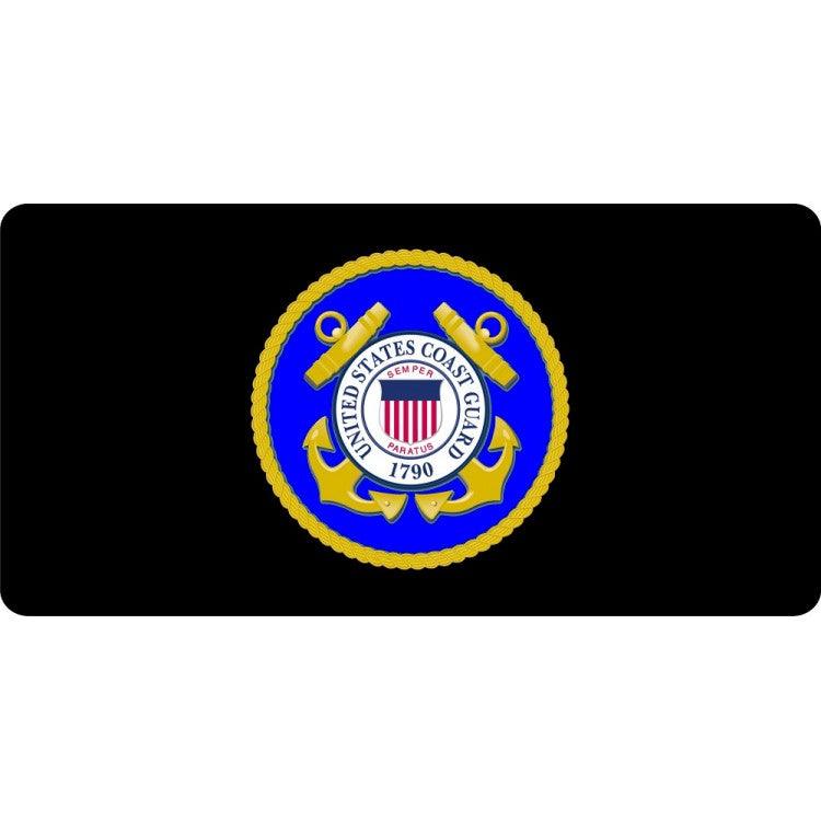 United States Coast Guard Photo License Plate - Military Republic