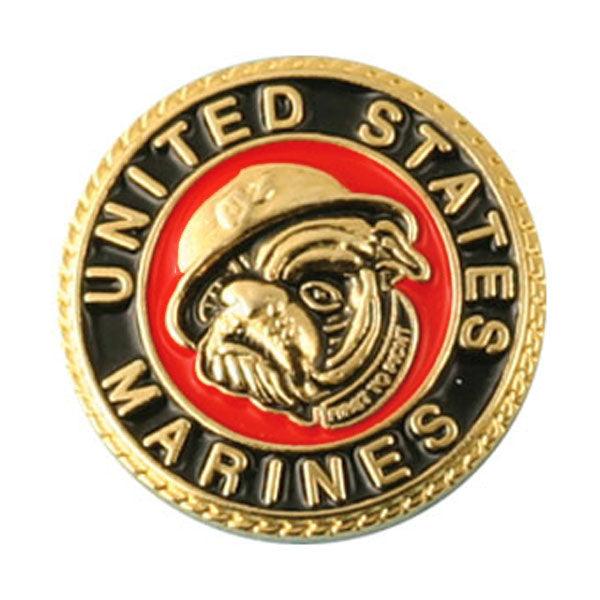 United States Marine Bulldog Lapel Pin 7/8" - Military Republic