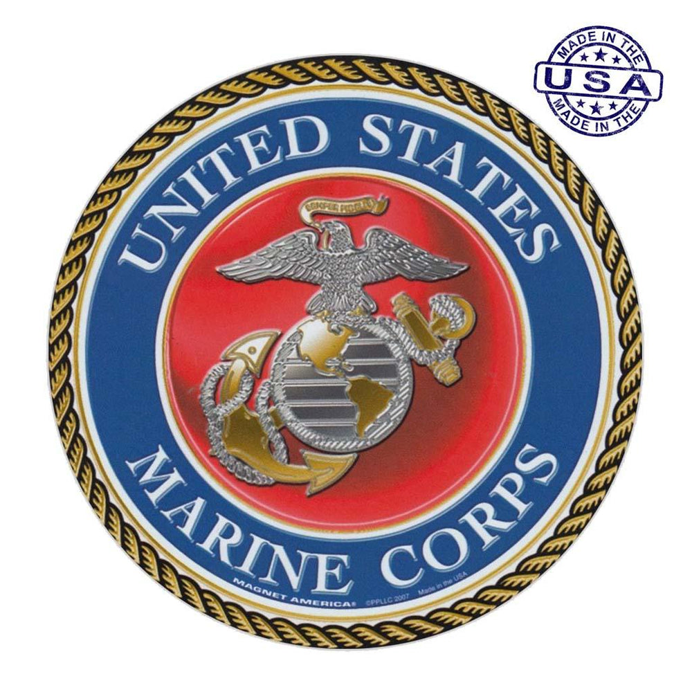 United States Marine Corps Magnet Round 5
