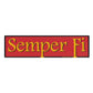 United States Marines Semfer Fi Bumper Strip Magnet (10.88" x 2.88") - Military Republic