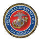 United States Marine Proud Grandparent of a Marine Magnet Round 5" - Military Republic