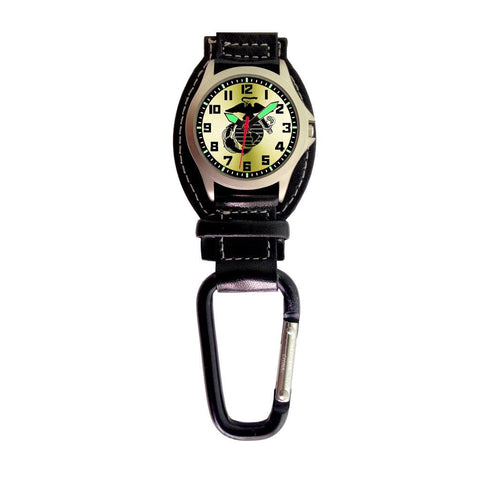 United States Marines Corps Analog Carabiner Watch (30M Water Resistant) - Military Republic