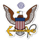 United States Navy Logo Magnet 4.75" x 4.75" - Military Republic