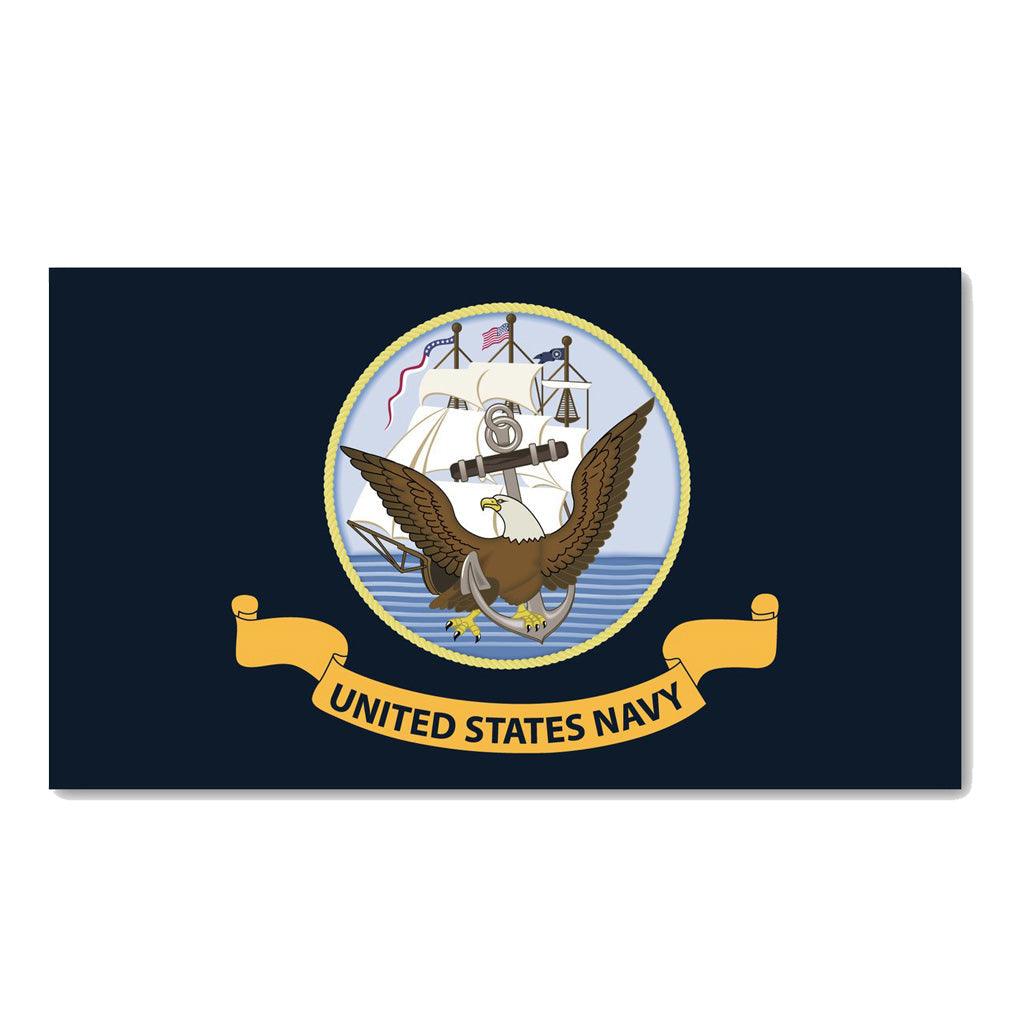 United States Navy Magnet Flag 7" x 4" - Military Republic