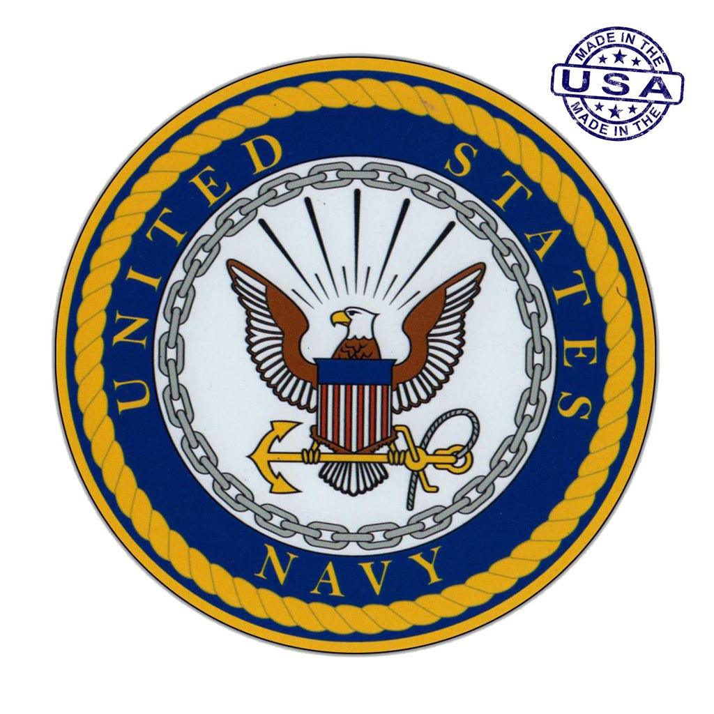 United States Navy Magnet Round 5" - Military Republic