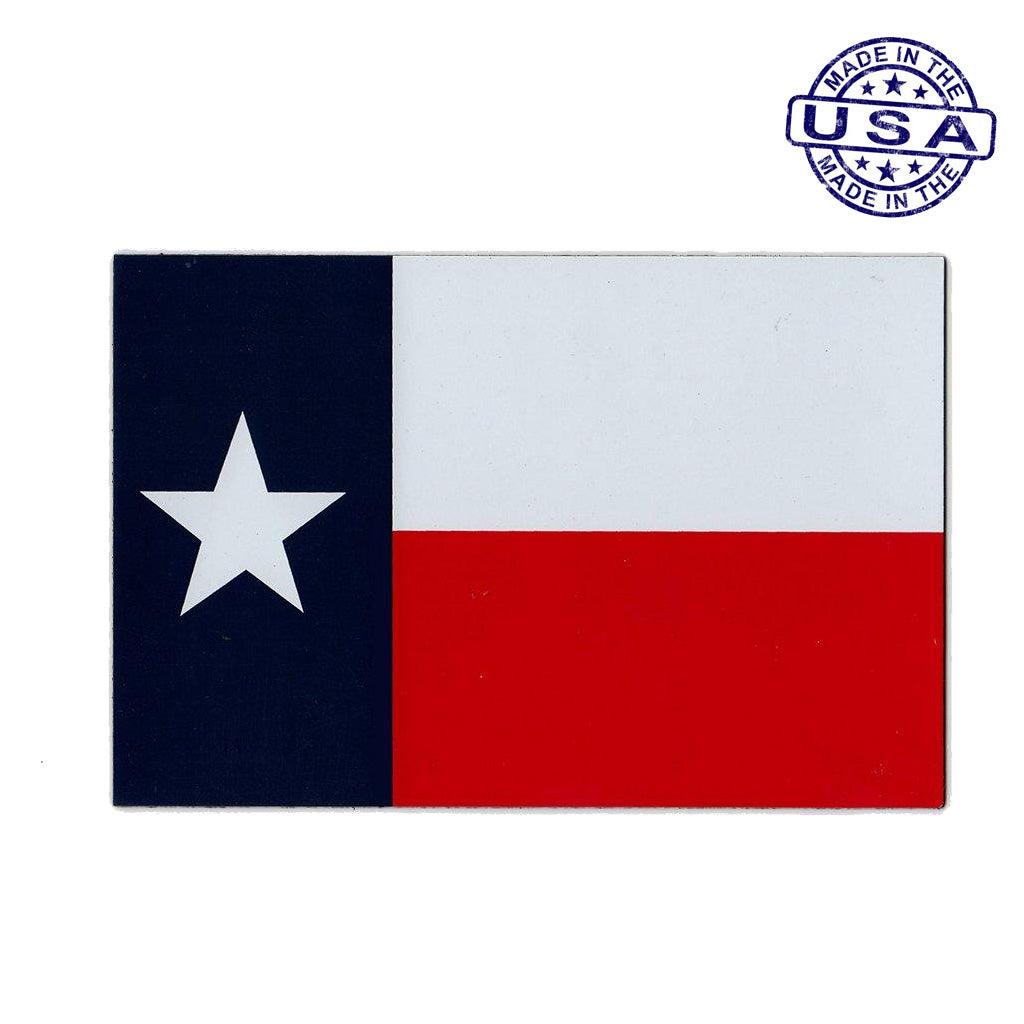 United States Patriotic Medium Size Texas State Flag Magnet 6" x 4" - Military Republic