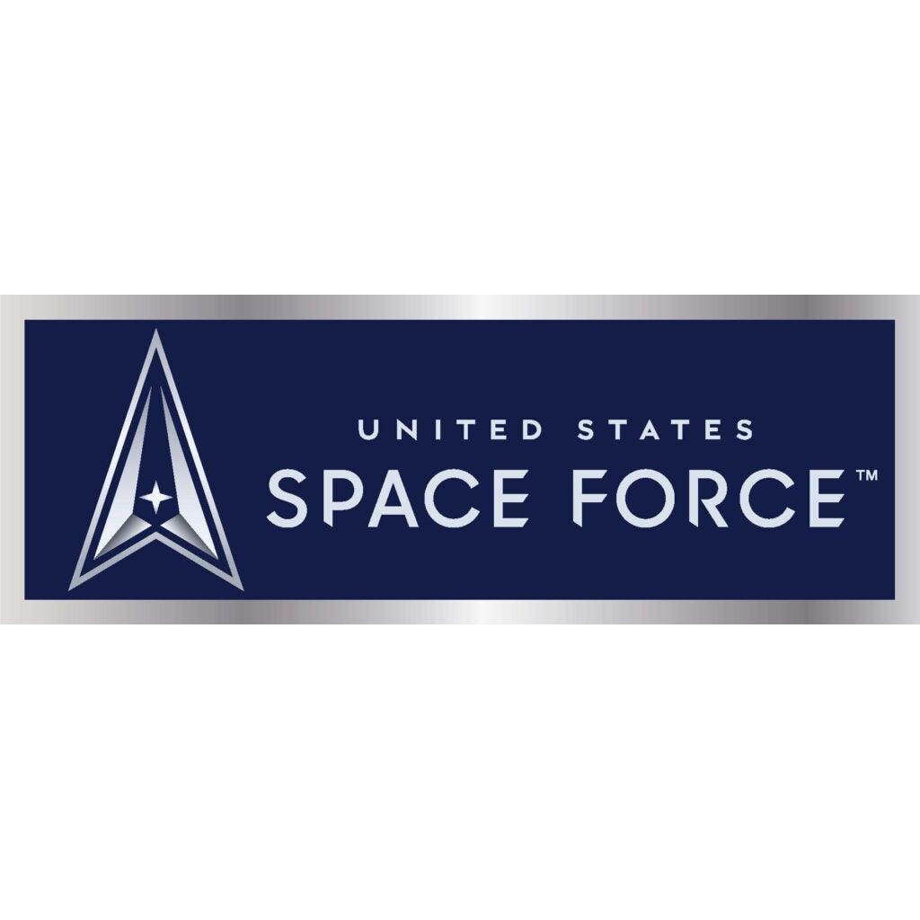 United States Space Force 9" x 3" Blue Bumper Sticker - Military Republic