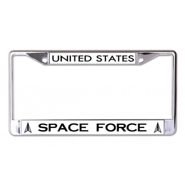 United States Space Force Chrome License Plate Frame - Military Republic