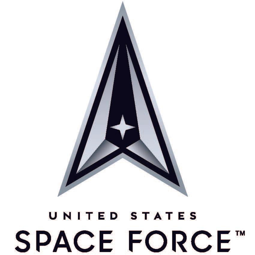 United States Space Force Logo on Clear Decal - Military Republic