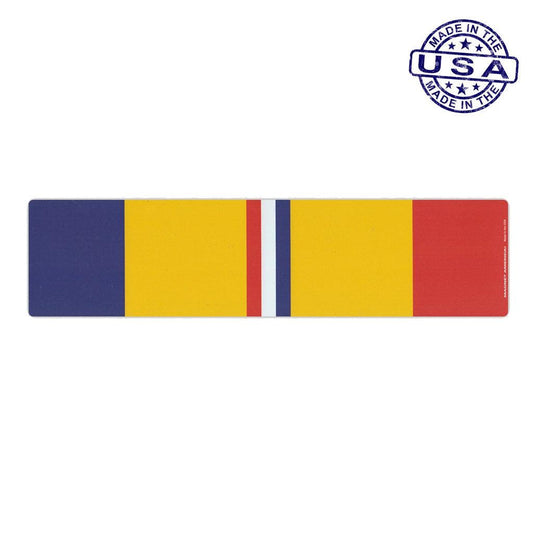 United States Veteran Combat Action Service Magnet Ribbon 10" x 2.5" - Military Republic