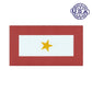 United States Veteran Gold Star Service Flag 1 Star Magnet 5.5" x 3" - Military Republic