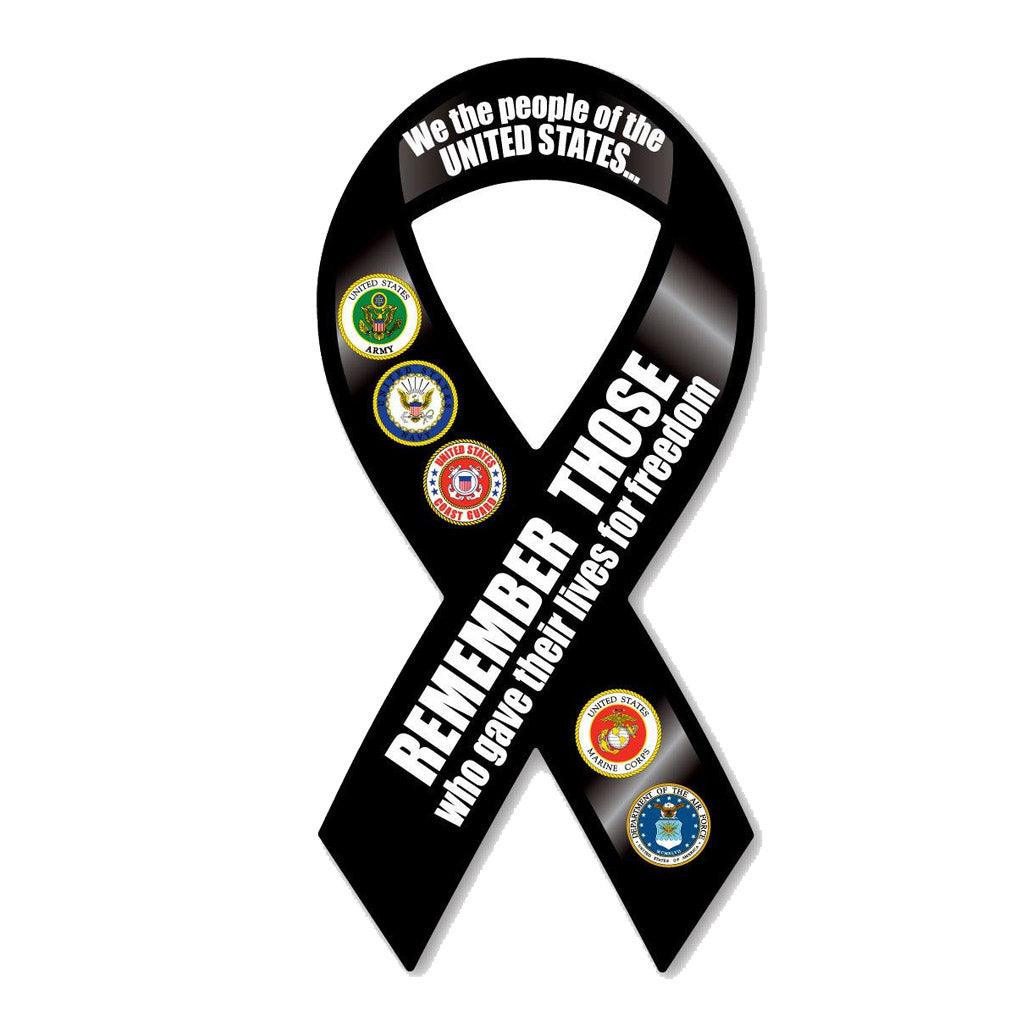 United States Veteran Remember Those Magnet Ribbon 4" x 8" - Military Republic