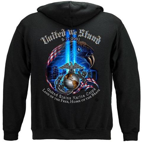 United We Stand Marine Corps Hoodie - Military Republic