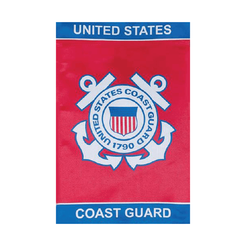 United States Coast Guard Flag Service Garden Banner - Military Republic