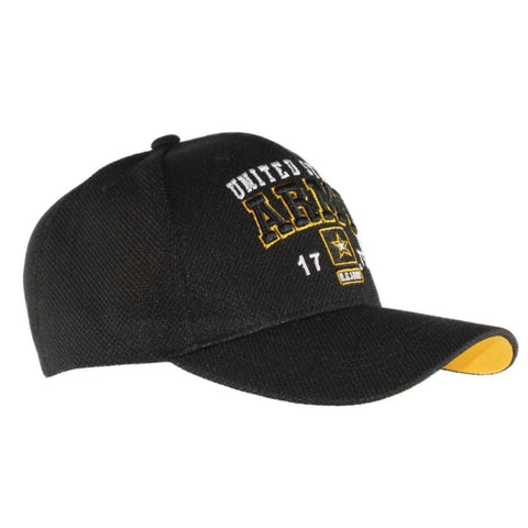 United States Army Performance Emblem Black Cap - Military Republic