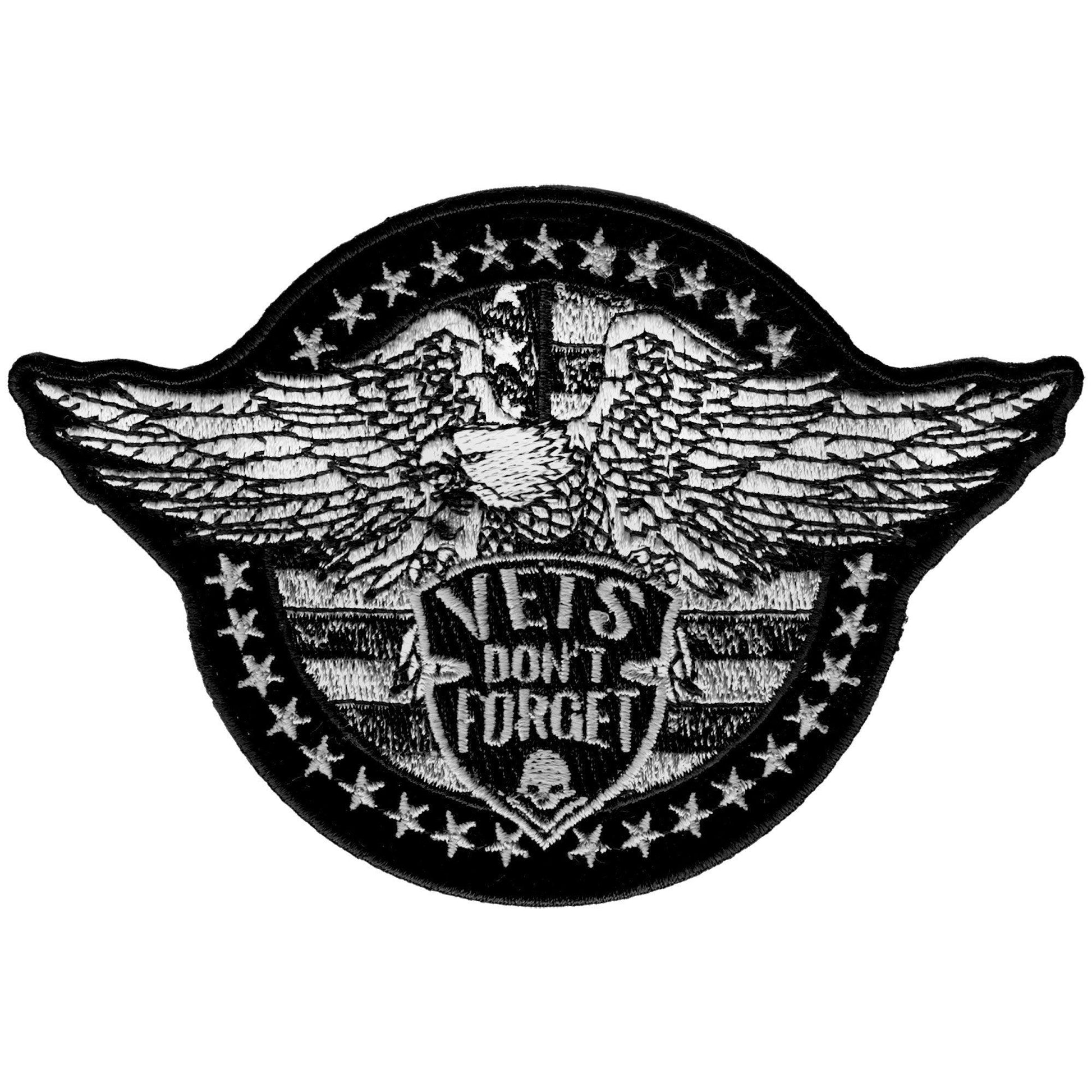 Vets Don't Forget Eagle 5" x 3" Patch - Military Republic
