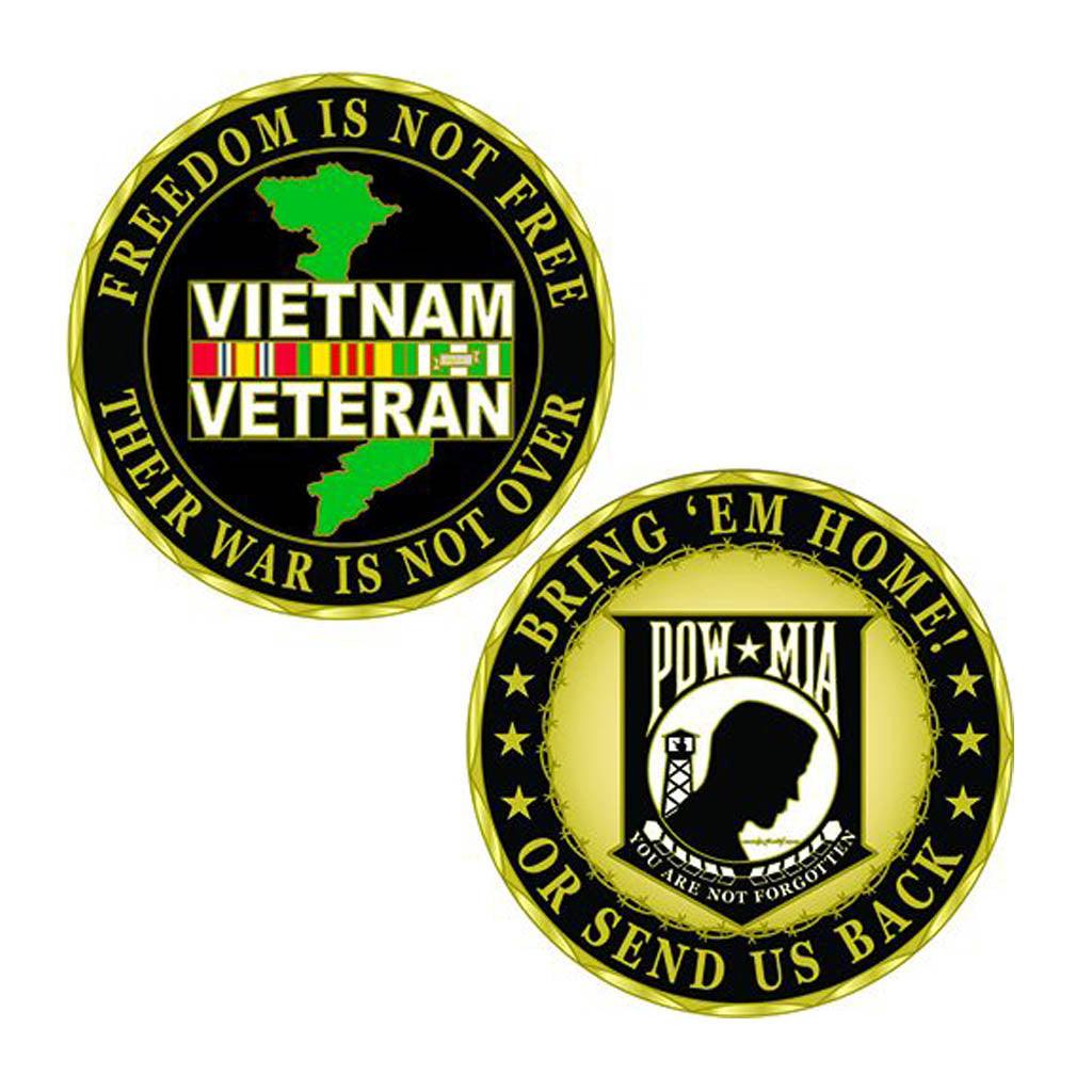 Vietnam Veteran POW-MIA Challenge Coin - Military Republic