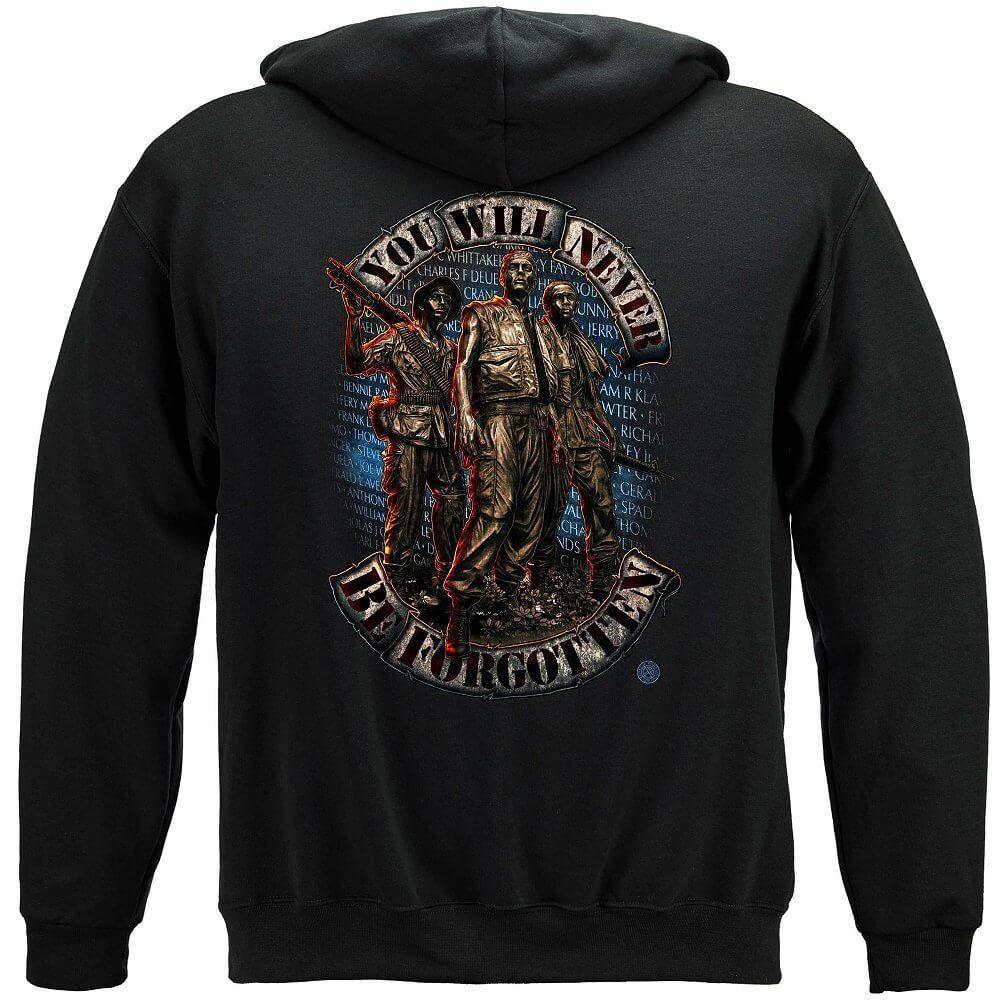 Vietnam Soldier Never Forget Hoodie - Military Republic