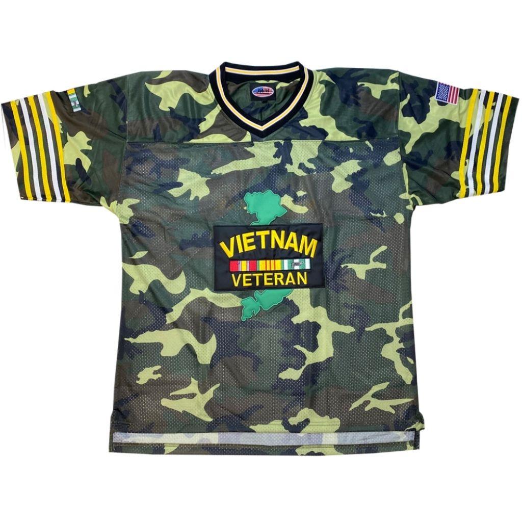 Vietnam Veteran Camo Football Jersey - Military Republic