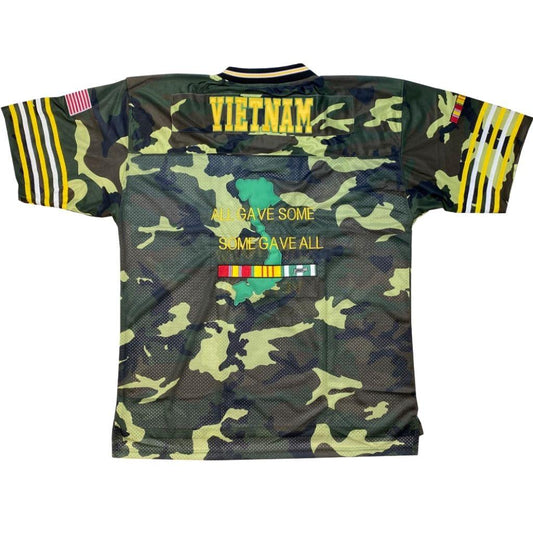 Vietnam Veteran Camo Football Jersey - Military Republic