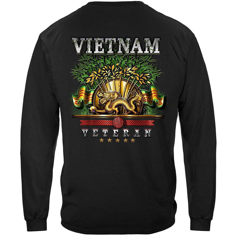 Vietnam Veteran Ribbon Proud To Have Served T-Shirt - Military Republic