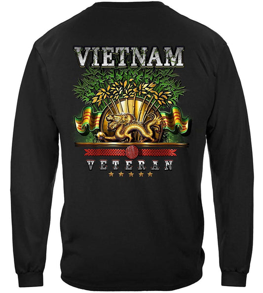 Vietnam Veteran Ribbon Proud To Have Served Long Sleeve - Military Republic