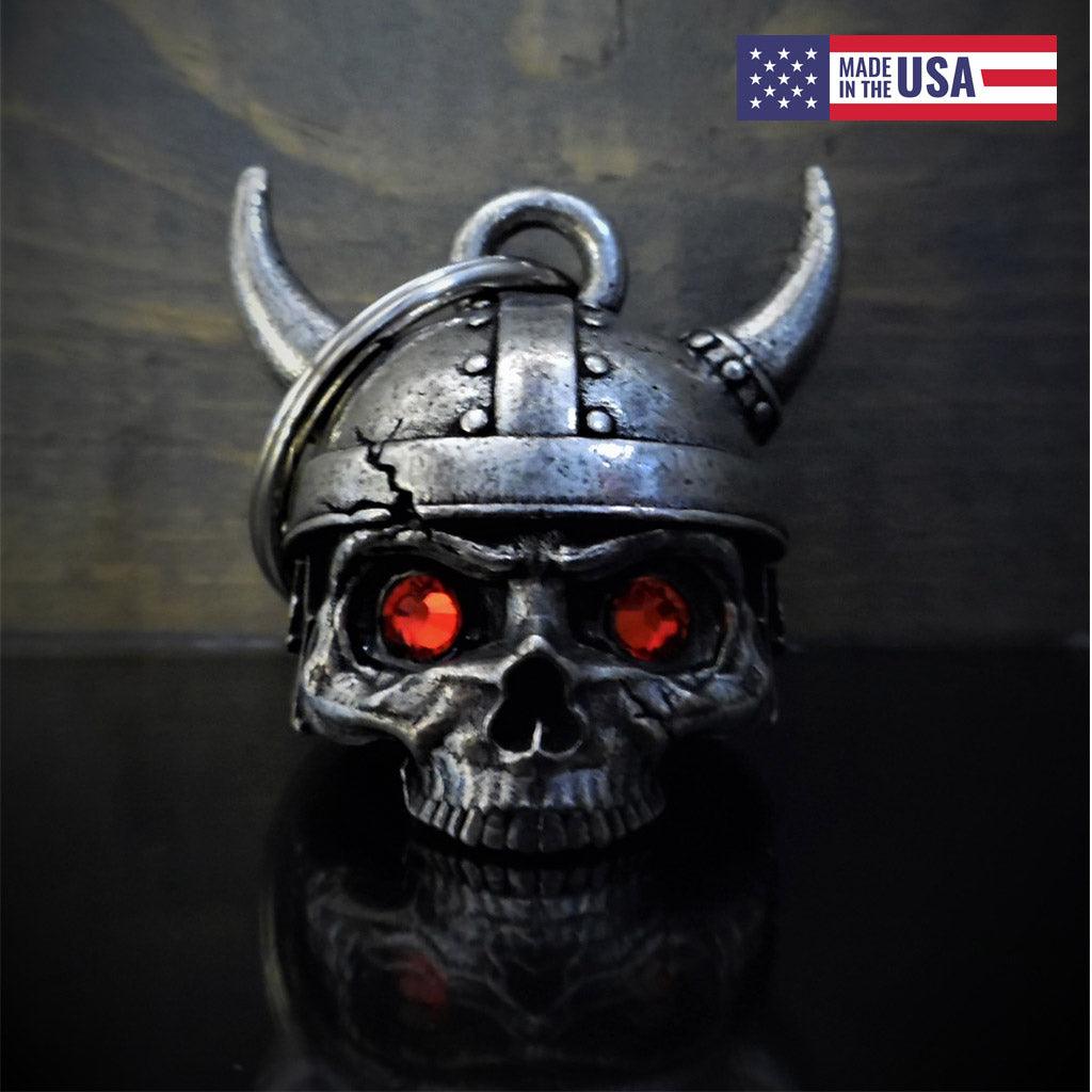 Viking Helmet Skull Motorcycle Guardian Diamond Bell - Military Republic