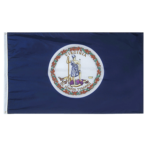 Virginia State Nylon Outdoors Flag- Sizes 2' to 10' Length - Military Republic