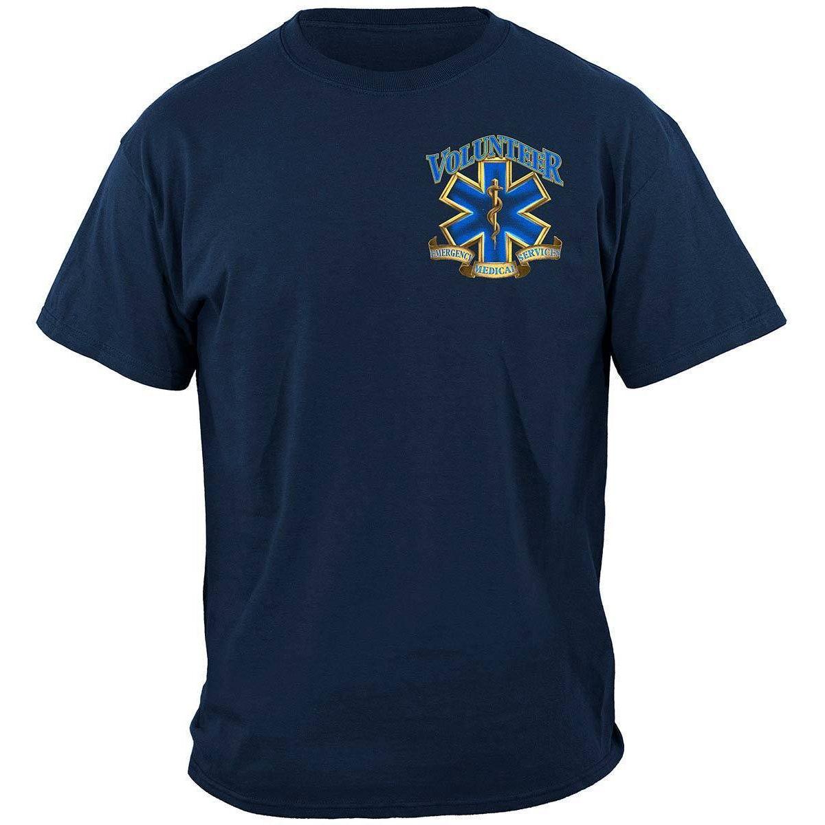 Volunteer EMS Gold Shield Premium T-Shirt - Military Republic