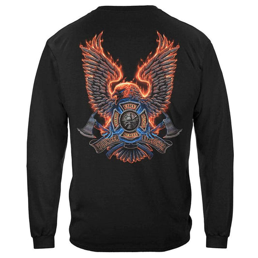 United States Volunteer Fire Eagle Premium Long Sleeve - Military Republic