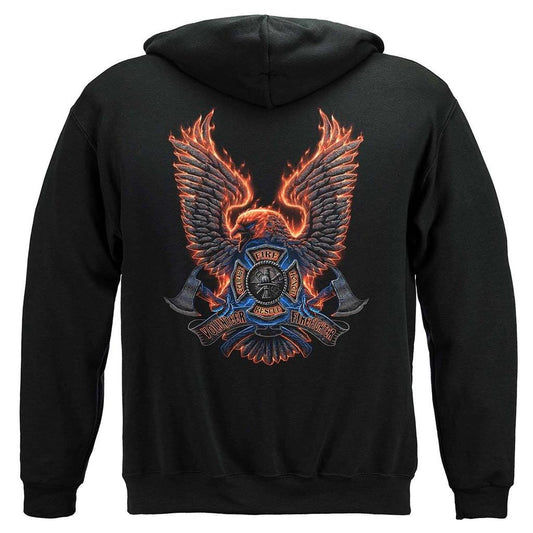 United States Volunteer Fire Eagle Premium Hoodie - Military Republic