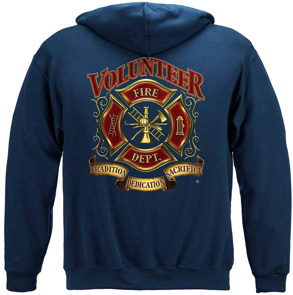 Volunteer Firefighter Hoodie - Military Republic