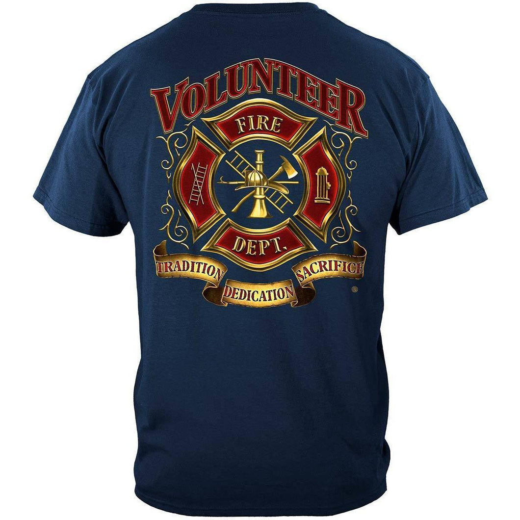 Volunteer Firefighter T-Shirt - Military Republic