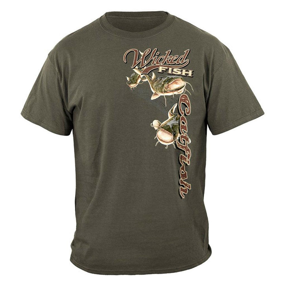 Wicked Catfish T-Shirt - Military Republic