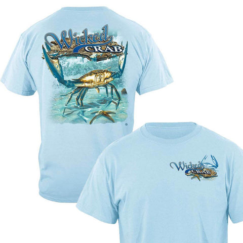 Wicked Fish Crab and Starfish T-Shirt - Military Republic