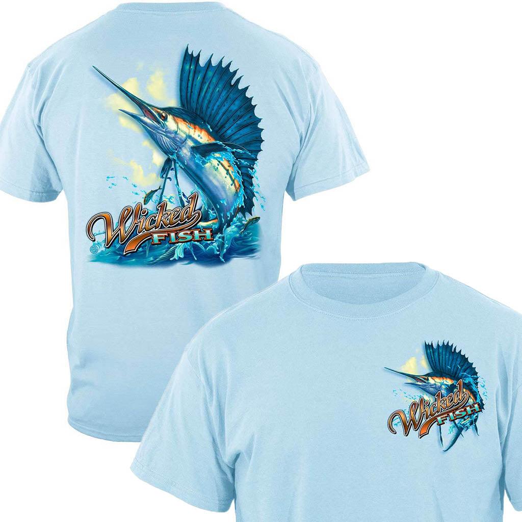 Wicked Fish Sailfish T-Shirt - Military Republic