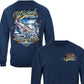 Wicked Fish Striped Bass T-Shirt - Military Republic