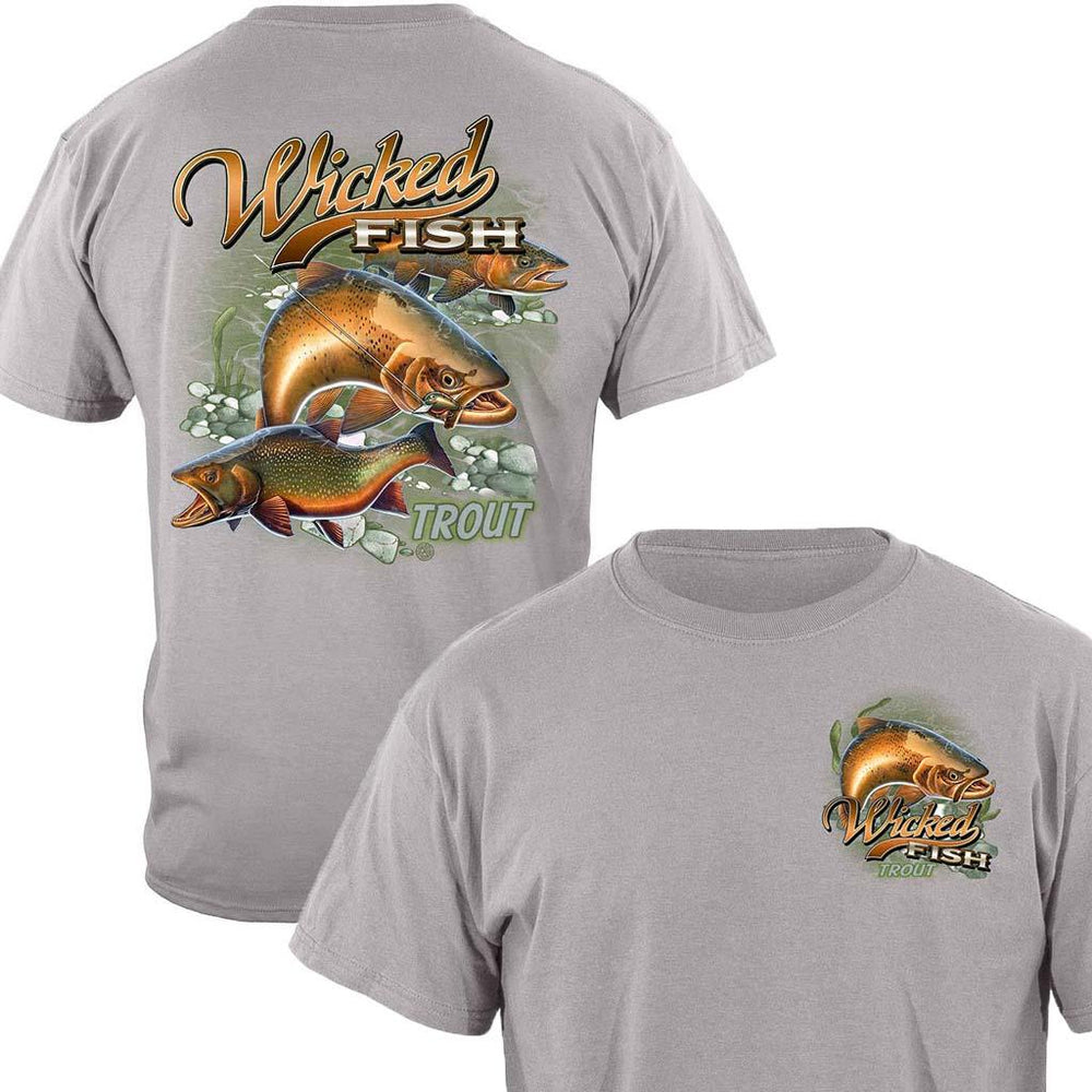 Wicked Fish Trout T-Shirt - Military Republic