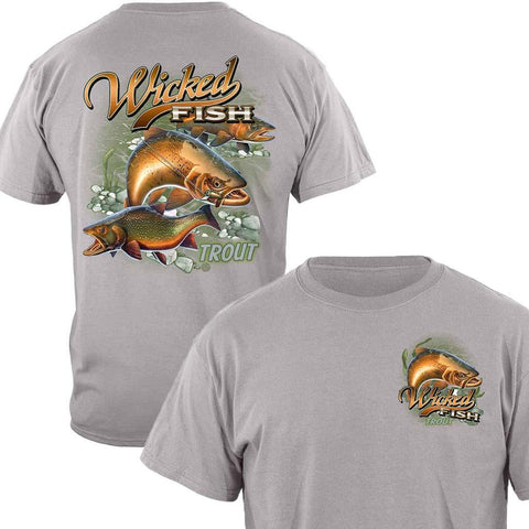 Wicked Fish Trout T-Shirt - Military Republic