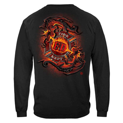 United States Ying Yang FD Dragon Premium T-Shirt - Military Republic