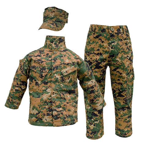 Youth Marine Woodland Camouflage Print 3 Pc Set - Military Republic