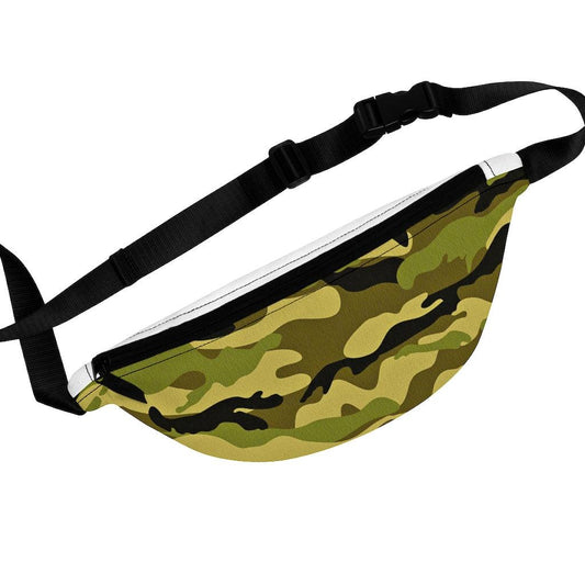 Khakhi Camo Travel Sports Outdoors Waist Fanny Pack - Military Republic