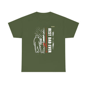 Best Dad Ever -Who Also Loves Fishing T-shirt - Military Republic